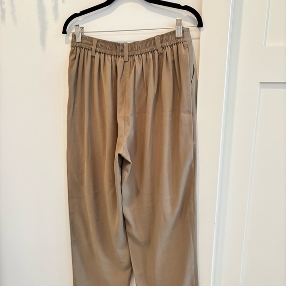 Nine West High Waist Cargo Trouser Pants Elastic Waistband Tan Women's Size S - Picture 5 of 9